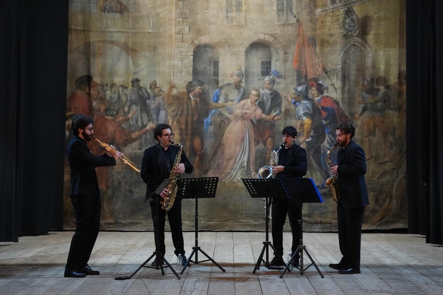 Neuma Sax Quartet sul palco